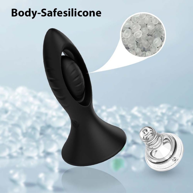 Black Hollow Out Slap Anal Plug with Remote ControlBlack Hollow Out Slap Anal Plug with Remote Control