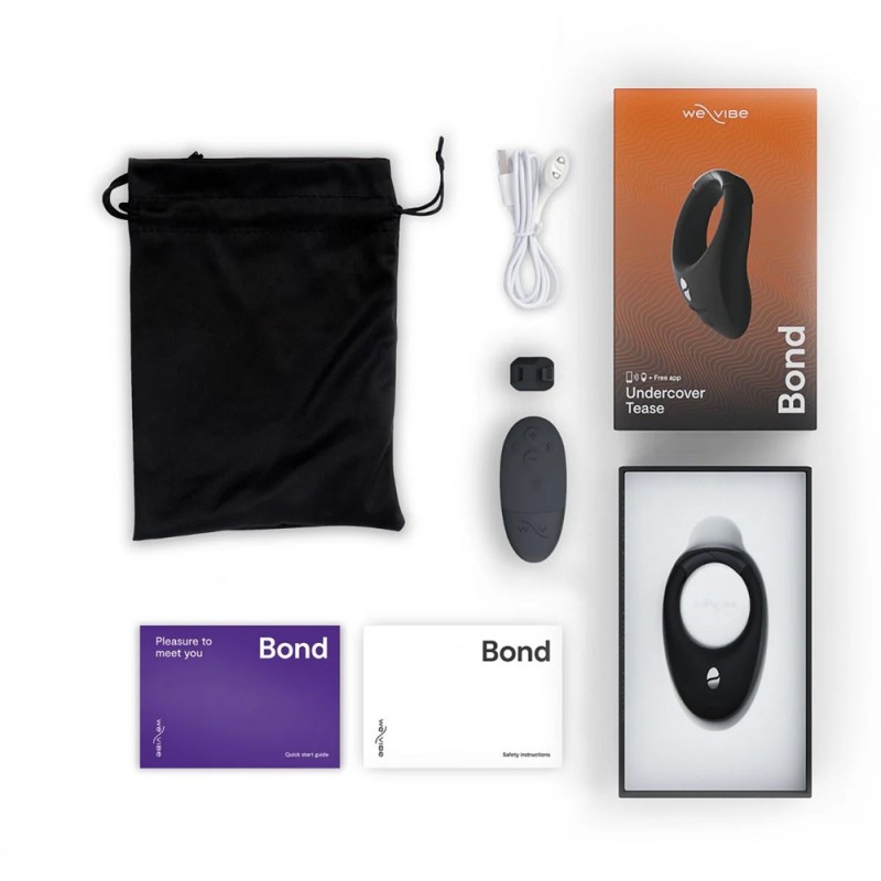 We-Vibe Bond Wearable Vibrating Cock Ring with App & Remote Control4