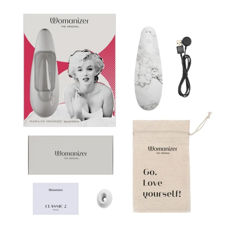 Womanizer Classic 2 Marilyn Monroe Edition Elegant Clitoral Stimulator with 2 Heads2
