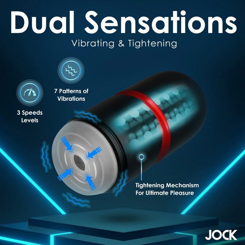 XR Brands JOCK Tightening & Vibrating Male Masturbator1