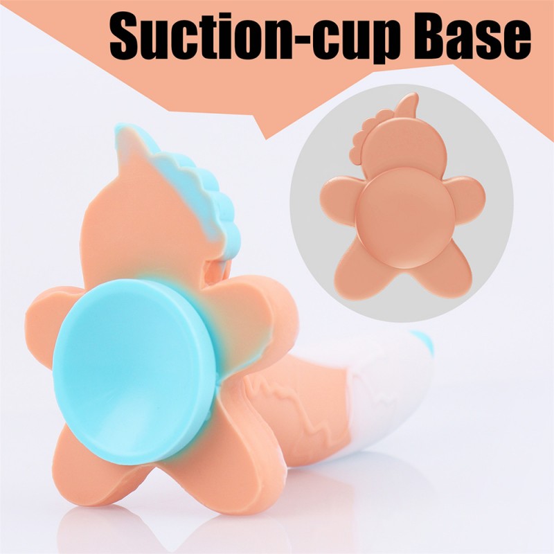Xmas Silicone Penis Cute Gingerbread Man Dildo with Heart Tipped Glans2