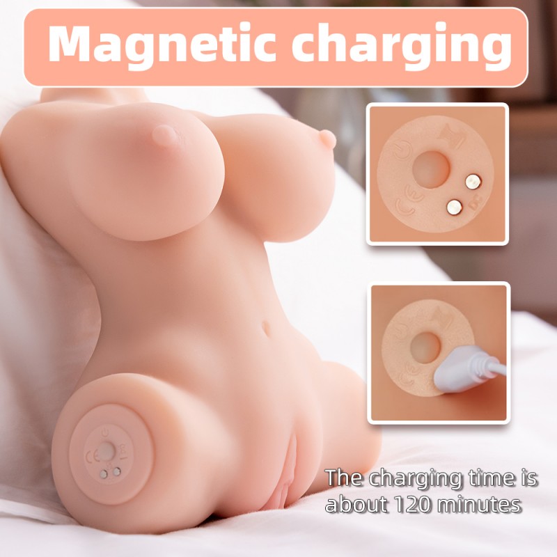 Vibrating Realistic Sex Doll With Boobs Vagina Anus