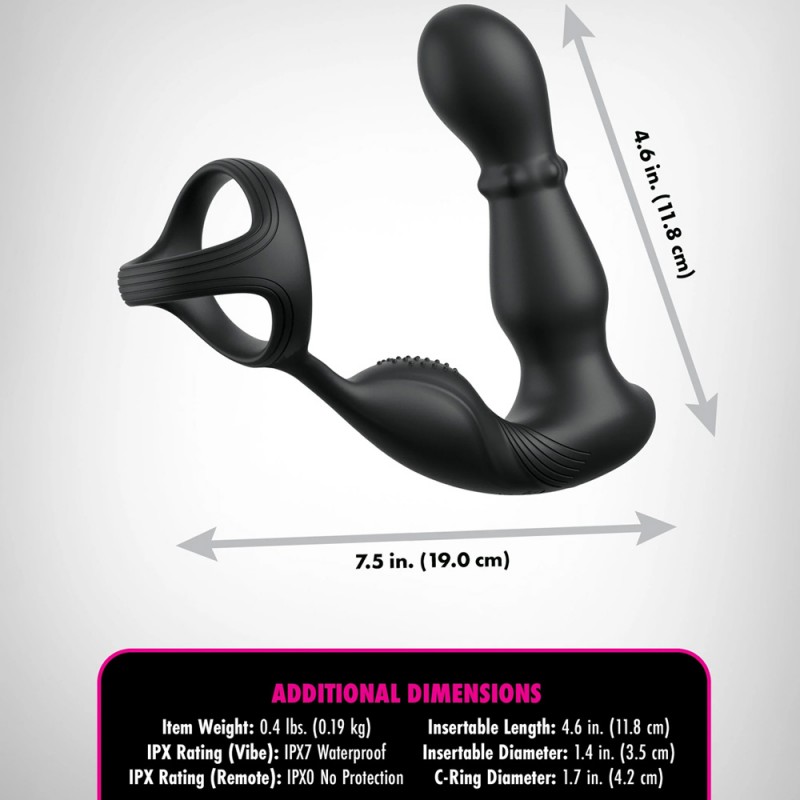 Pipedream Anal Fantasy Elite Ass-Gasm Slide Glide P-Spot Stimulator