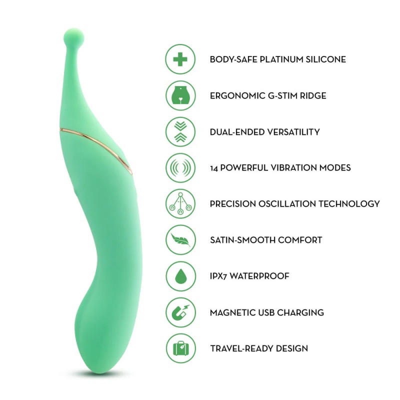 Blush Stella 2 in 1 Double-Ended Clit & G-spot Vibrator