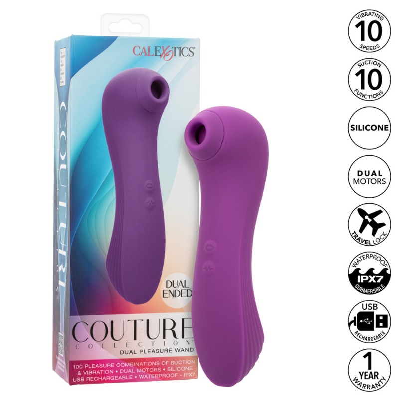 CalExotics Couture Collection Dual Ended Suction Vibrator2