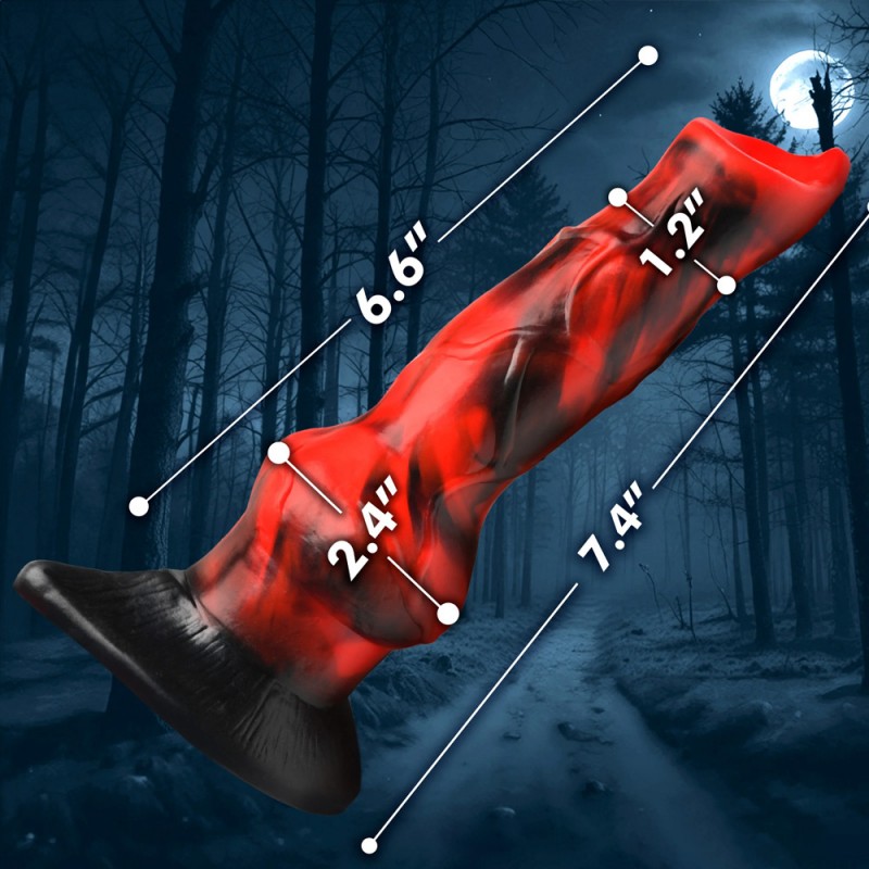 Creature Cocks Vibra Beast Vibrating Fantasy Dildo with Suction Cup4