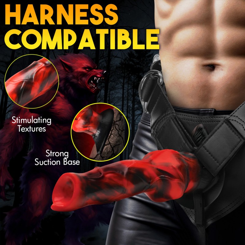 Creature Cocks Vibra Beast Vibrating Fantasy Dildo with Suction Cup3