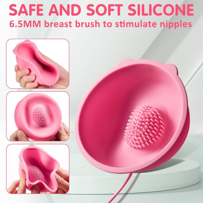 Cute Cat Nipple Vibrator Sucker Breast Massager with Remote Control2