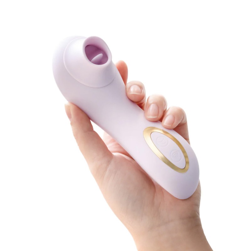 Blush Clitoral Stimulator With Tongue Fluttering & Suction Functions