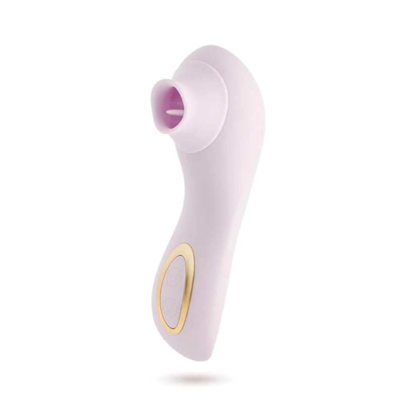 Blush Clitoral Stimulator With Tongue Fluttering & Suction Functions