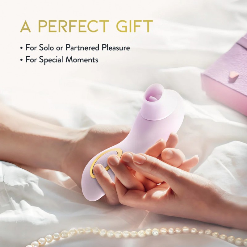 Blush Clitoral Stimulator With Tongue Fluttering & Suction Functions