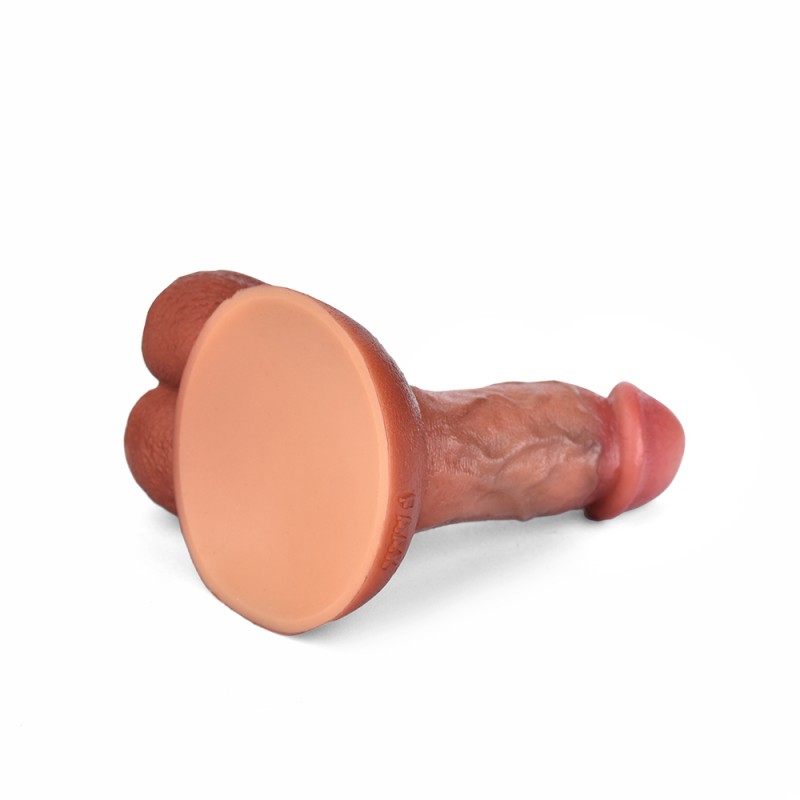 FAAK Realistic Silicone Dildo with Egg Vein Texture