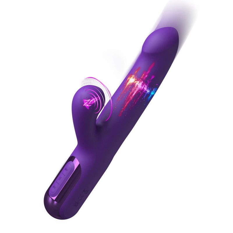 Pipedream Super Sonix Thruster & Tongue Licking Rabbit Vibrator