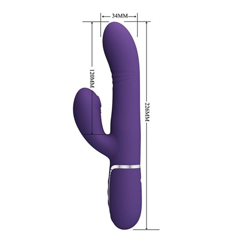 Pretty Love Mariana 4 in 1 Twinkled Tenderness Rabbit VibratorPretty Love Mariana 4 in 1 Twinkled Tenderness Rabbit Vibrator