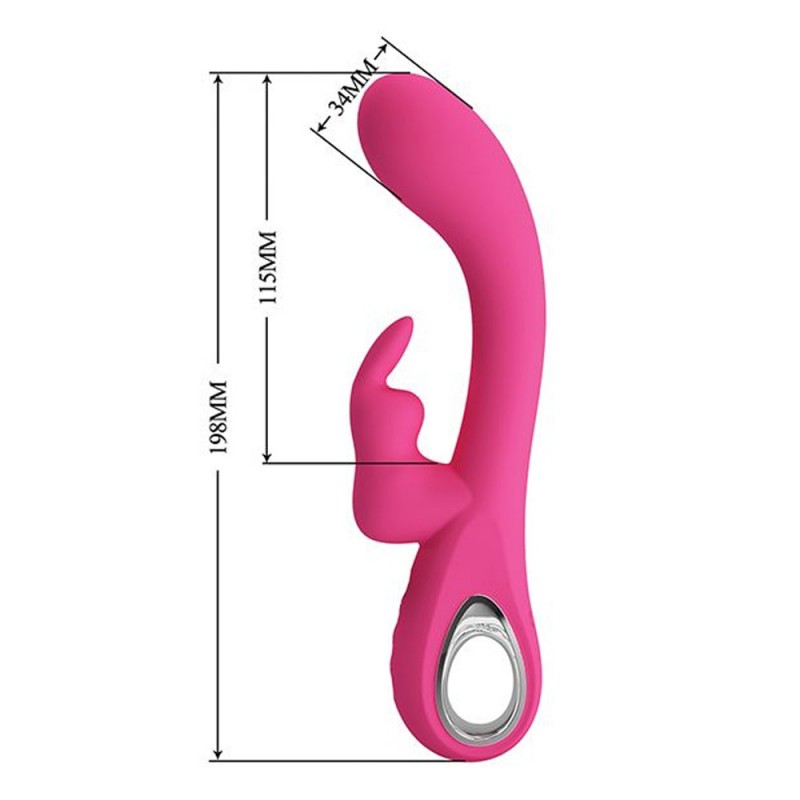 Pretty Love Novak Rabbit Vibrator with Handle3Pretty Love Novak Rabbit Vibrator with Handle