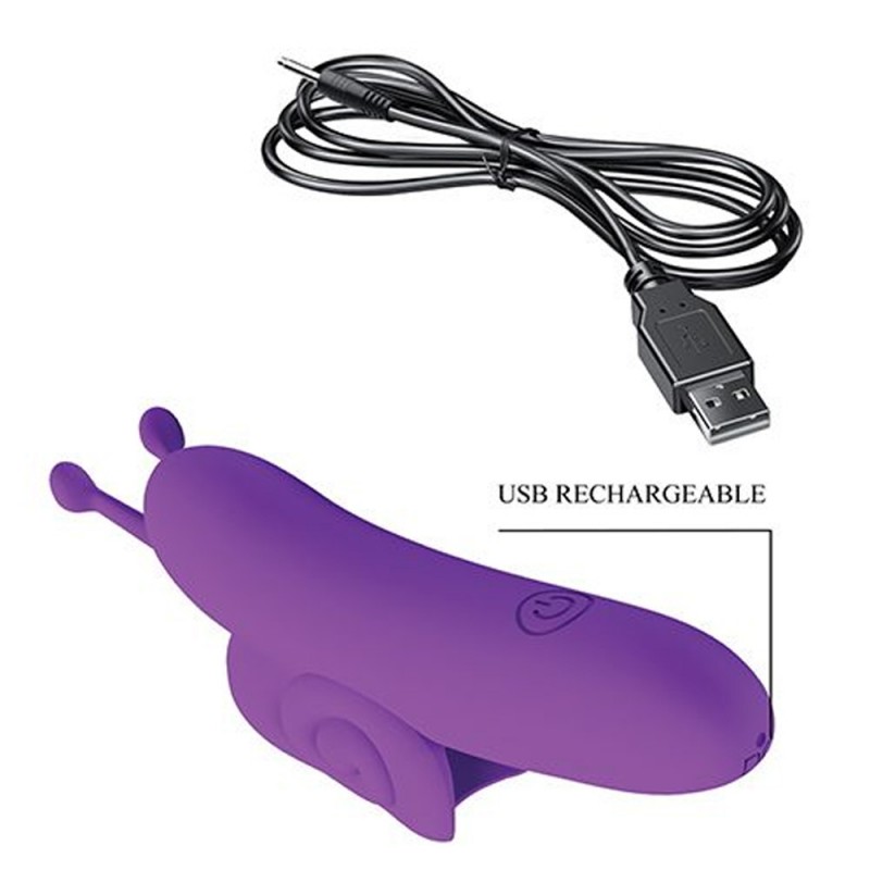 Pretty Love Snail Honey Finger Vibrator Clit Stimulator4