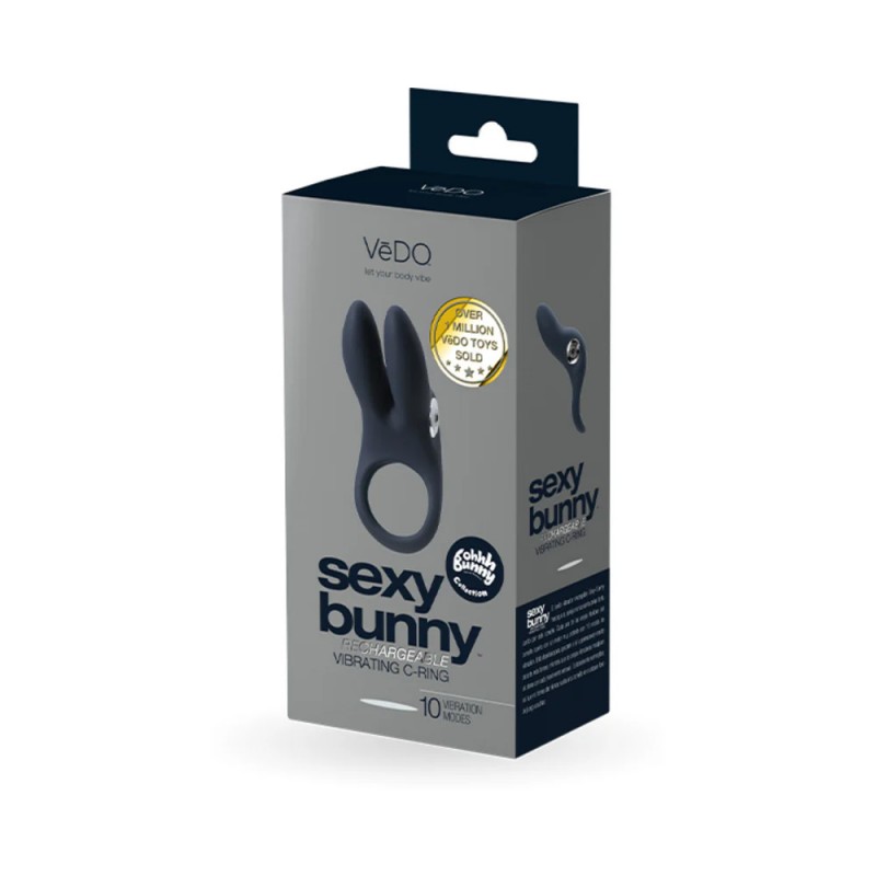 VeDO Sexy Bunny Rechargeable Vibrating C-Ring