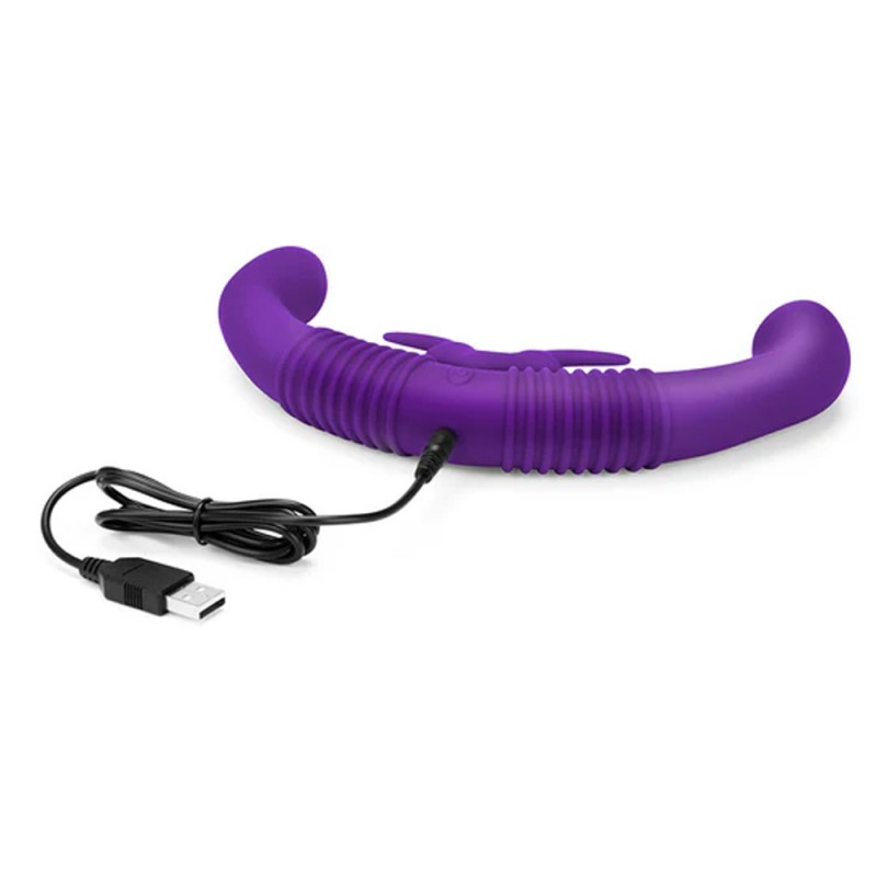 Together Lesbian Double Ended Rabbit Vibrator with Echo Function & Remote Control5