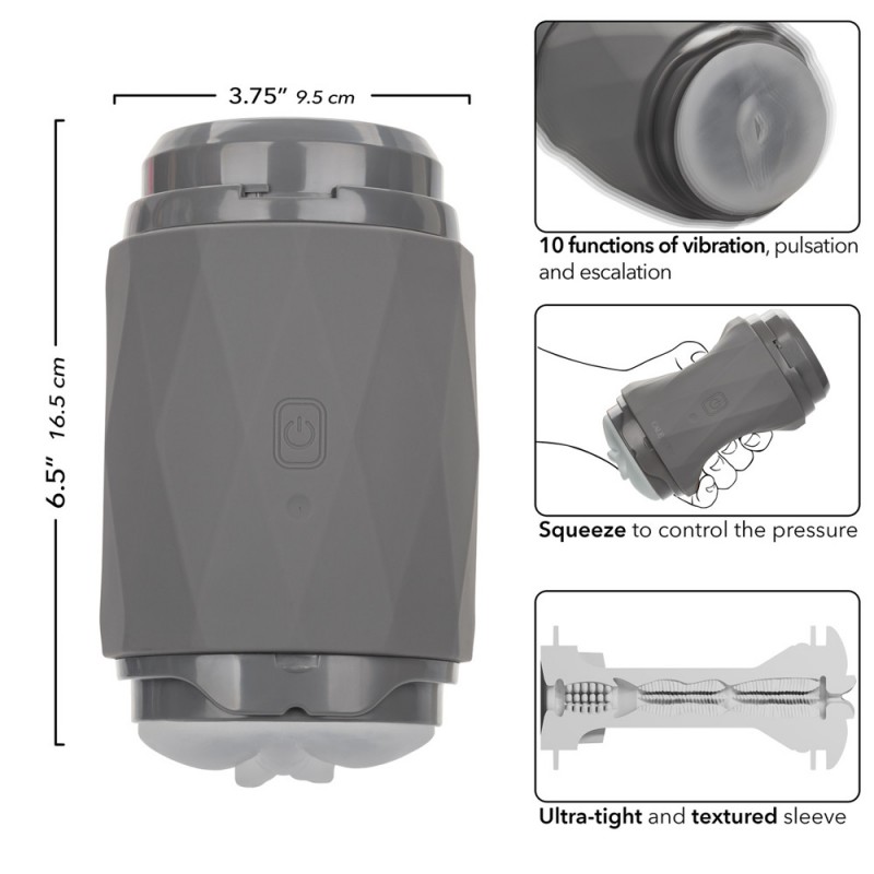 Calexotics Milk Master™ Vibro Squeeze Pussy Stroker