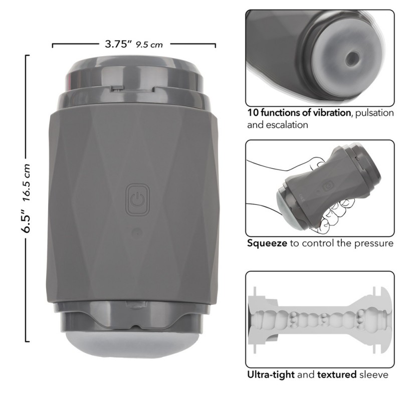 Calexotics Milk Master™ Vibro Squeeze Pussy Stroker