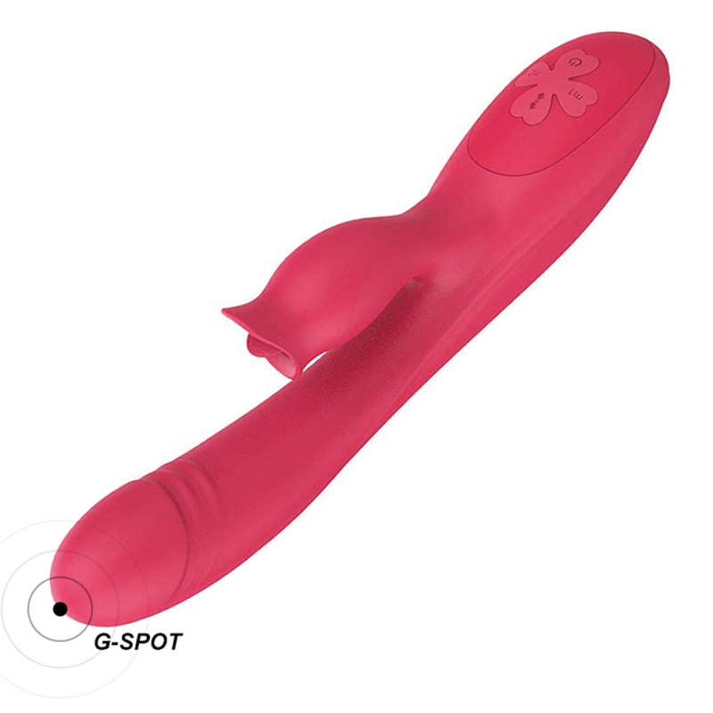 Female Tongue Shock Thrusting Vibrator
