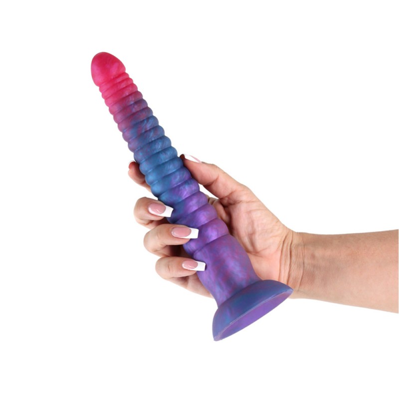 NS Novelties Stacked 9" Beaded Extra Long Dildo