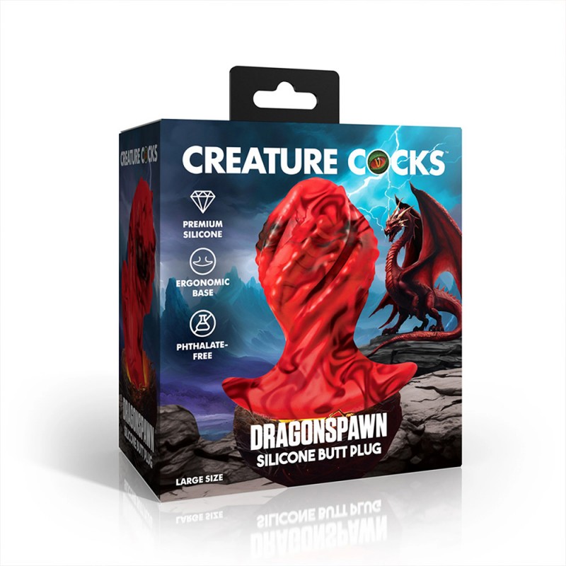 Creature Cocks Dragonspawn Silicone Buttmeg