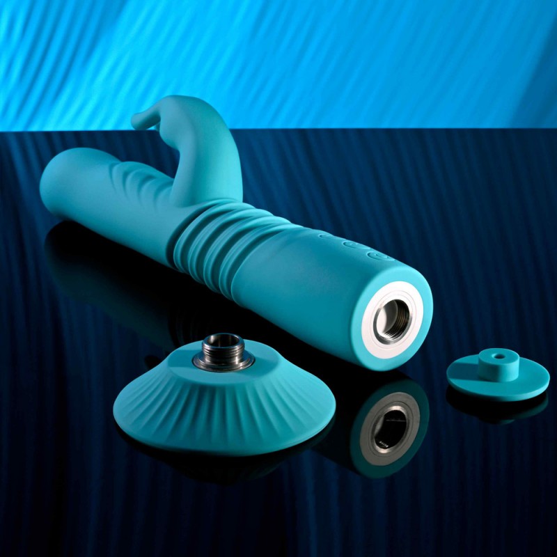 Evolved Novelties Bunny Hop Thrusting Rabbit Vibrator with Removable Suction Cup2