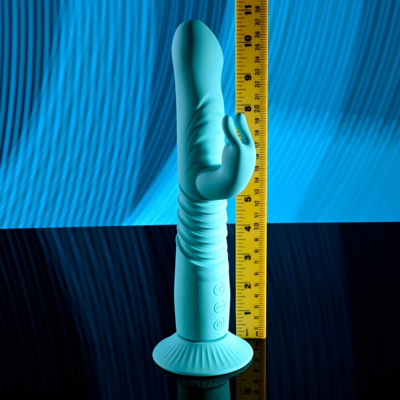 Evolved Novelties Bunny Hop Thrusting Rabbit Vibrator with Removable Suction Cup5