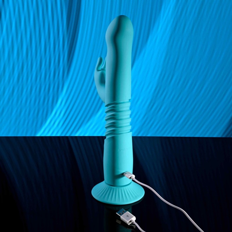 Evolved Novelties Bunny Hop Thrusting Rabbit Vibrator with Removable Suction Cup3