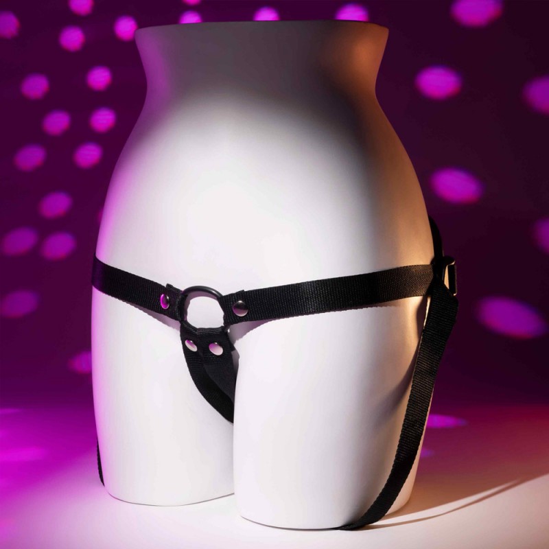 Evolved Novelties Giving Vibes Strap On Rabbit Vibrator with Tail Flap & Remote1