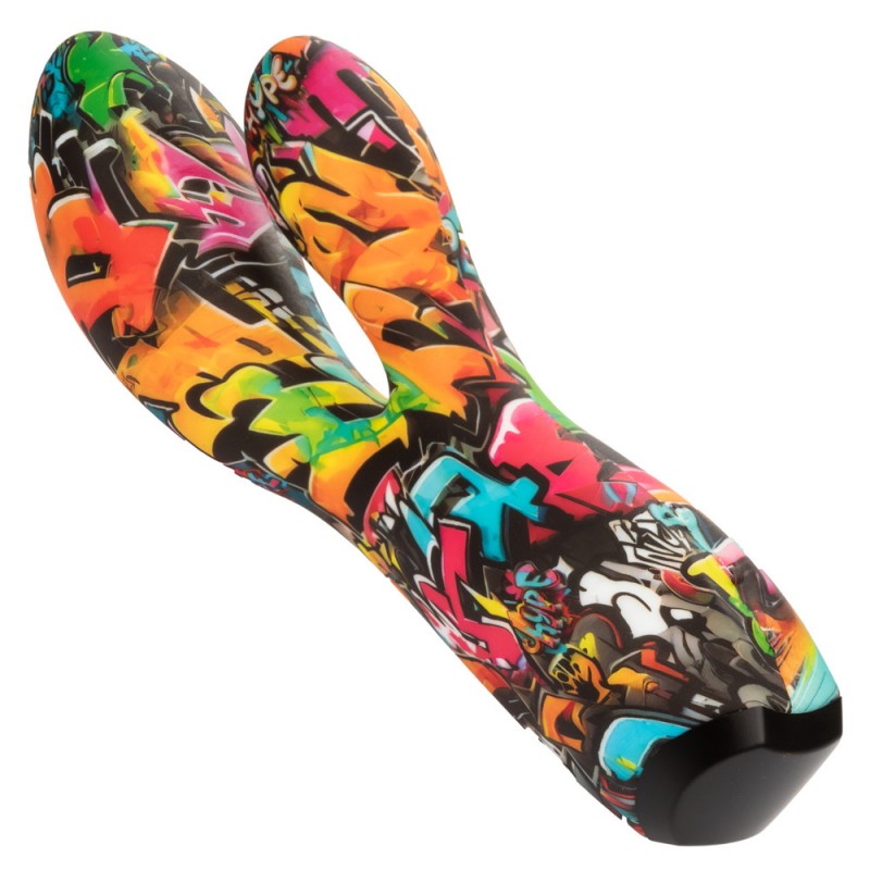 CalExotics Hype Dual Stim Multicolor Rabbit Vibrators