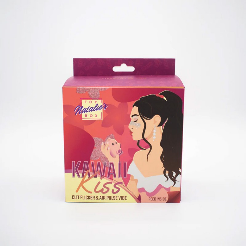 Natalie's Toy Box Kawaii Kiss Clit Flicker & Air StimulatorNatalie's Toy Box Kawaii Kiss Clit Flicker & Air Stimulator
