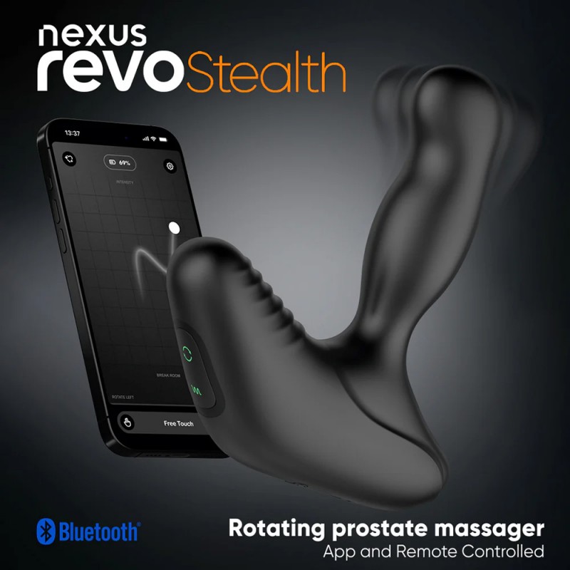 Nexus Revo Stealth Rotating & Vibrating Prostate Massager with App & Remote Control6