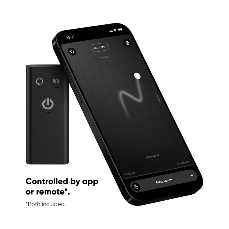 Nexus Revo Stealth Rotating & Vibrating Prostate Massager with App & Remote Control2
