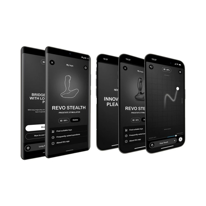 Nexus Revo Stealth Rotating & Vibrating Prostate Massager with App & Remote Control