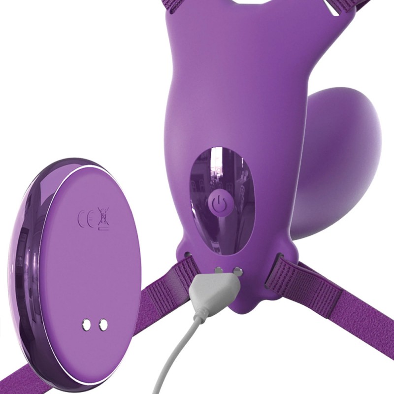 Pipedream Ultimate G-Spot Butterfly Strap-On Dildo Vibrator with Remote Control3