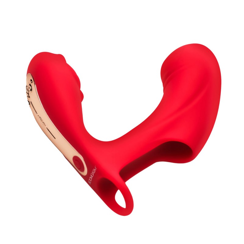 Bloomgasm Rose Touch Pulsing Silicone Finger Vibrator