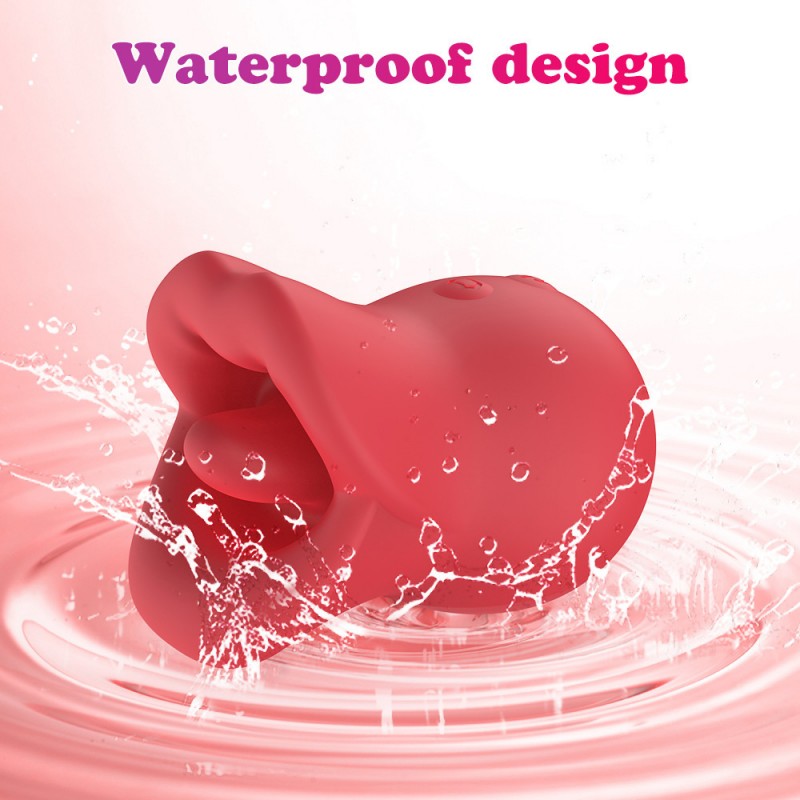 Seductive Red Lips Female Tongue Vibrator