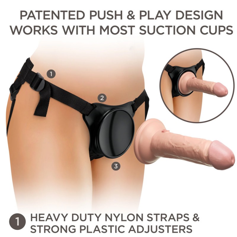 Pipedream King Cock Elite Beginner's Silicone Body Dock Kit