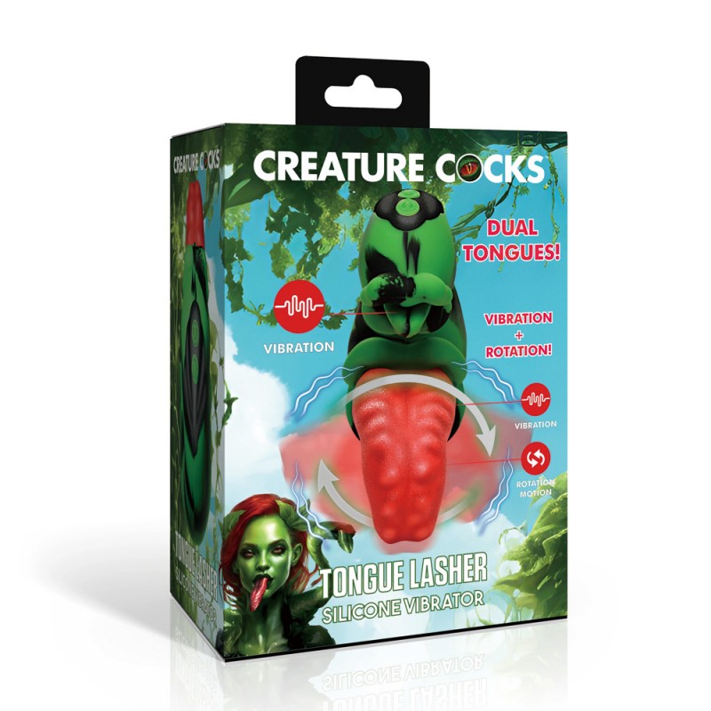 Creature Cocks Tongue Lasher Rotating G-spot Vibrator6