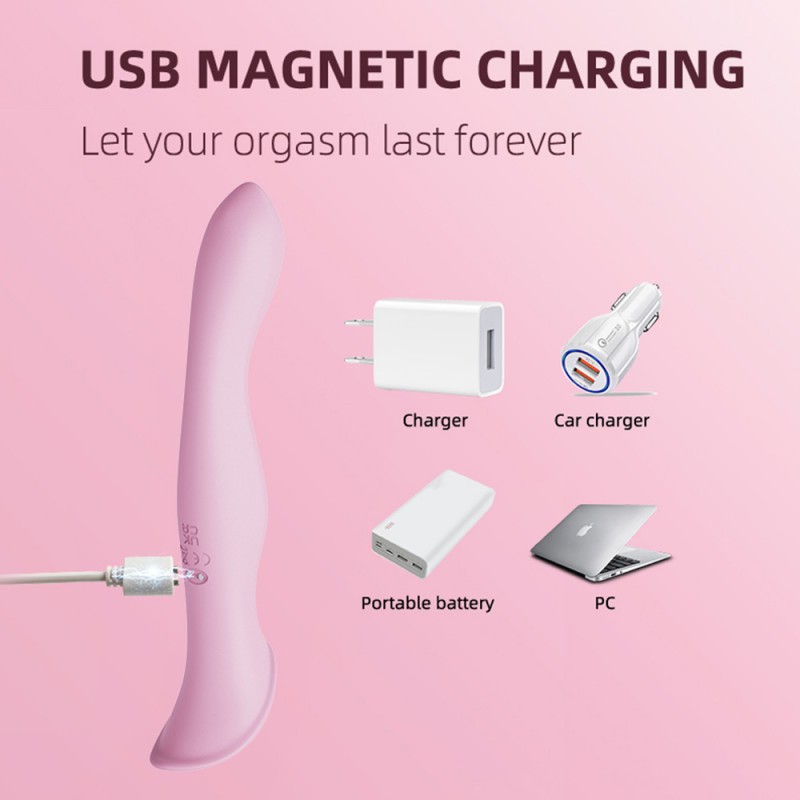 Double Headed G-Spot Vibrator Rose Toy with Tongue Lick