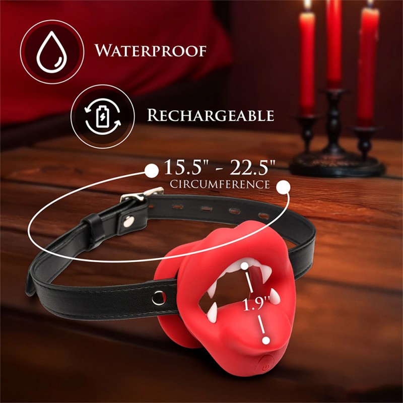 Master Series Vampire Vibrating Mouth Gag