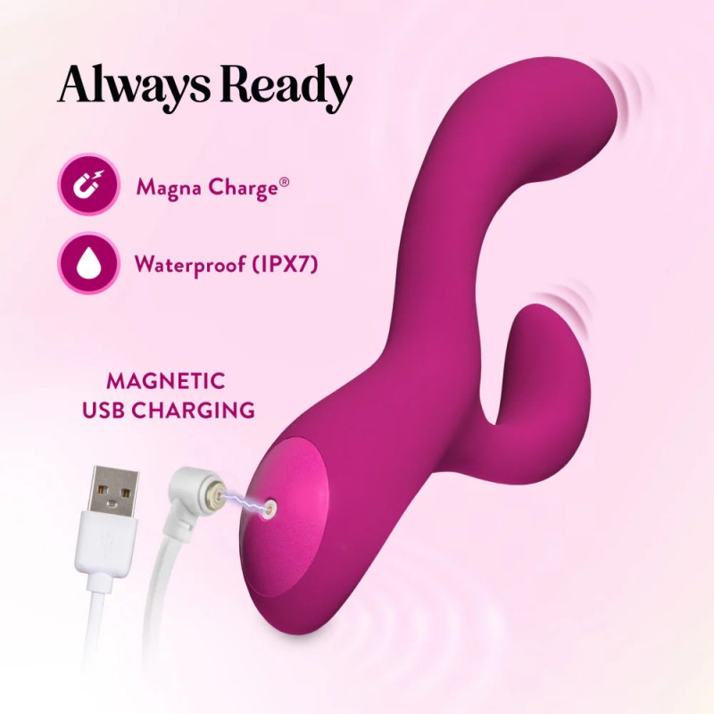 Blush Quinn G-Spot Dual Stimulation Rabbit Vibrator8