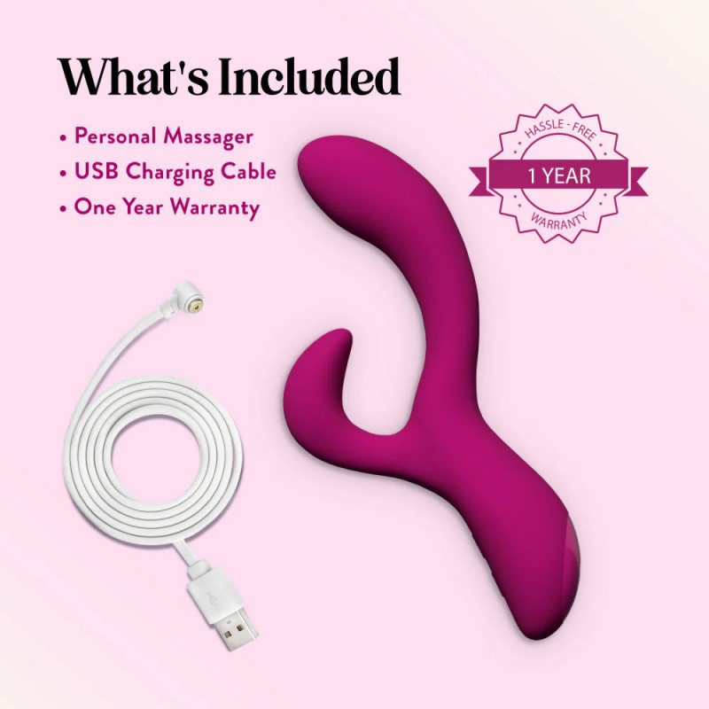Blush Quinn G-Spot Dual Stimulation Rabbit Vibrator7