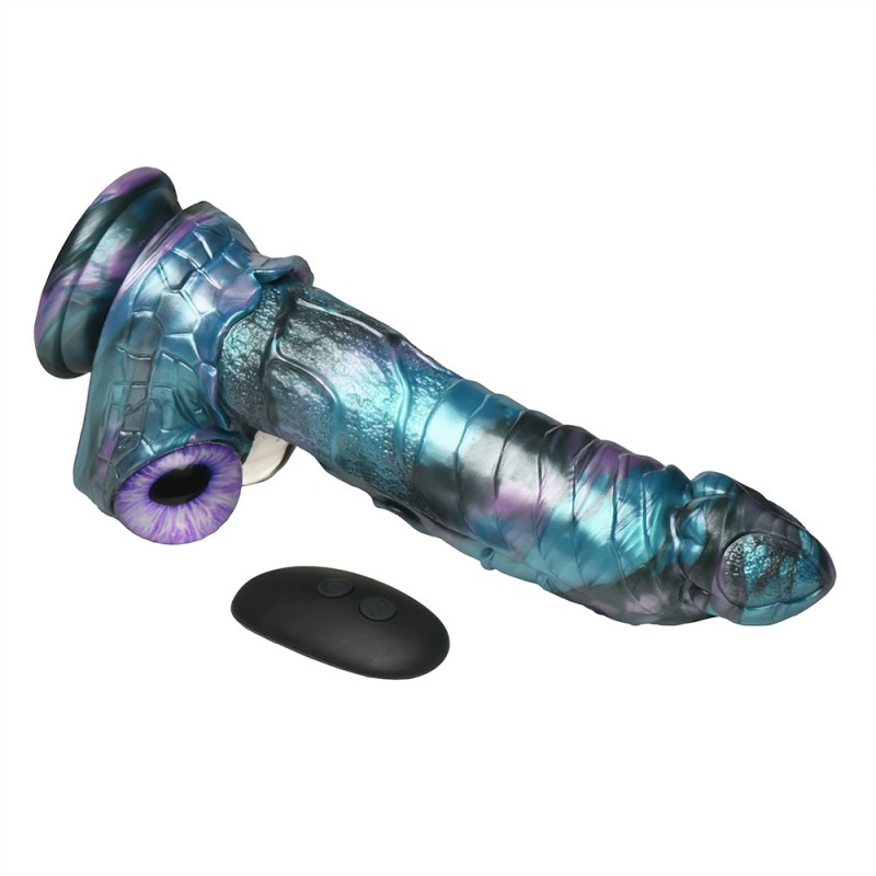 Creature Cocks Astro-Thrust Vibrating & Thrusting Dildo with Remote Control