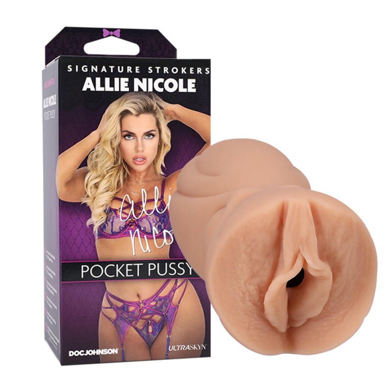 Doc Johnson Signature Strokers Allie Nicole Pocket Pussy2