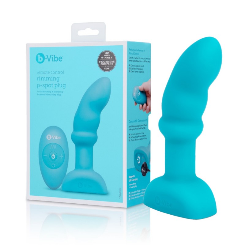 b-Vibe Rimming P-Spot Plug with Remote Control1