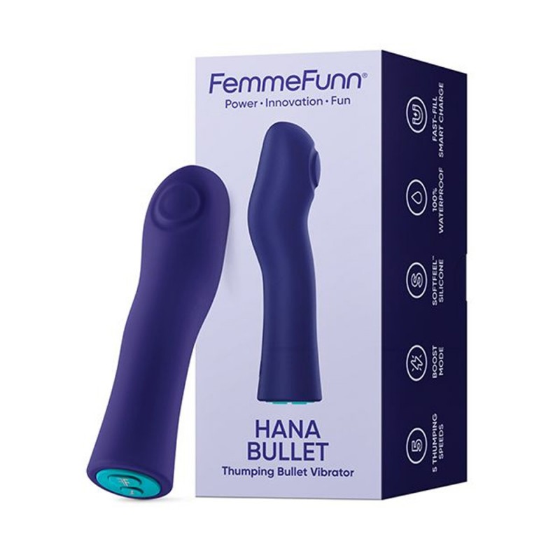 Femme Funn Hana Fingerlike Thumping Bullet  Dark