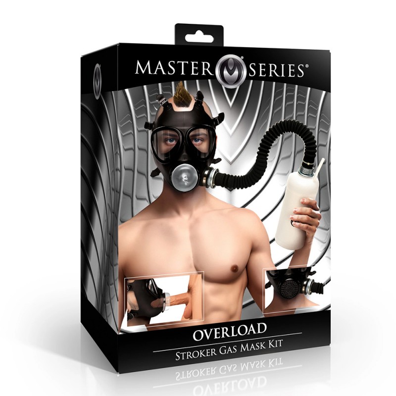 xr brands overload stroker gas mask exquisite package